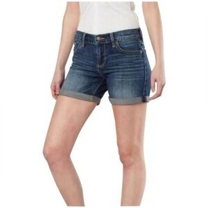 Lucky Brand Abbey Raw Hem Denim Blue Shorts Size 32